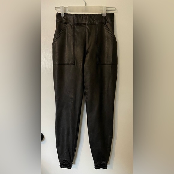 Spanx | “Like Leather” Joggers | Black | Small | Excellent Condition - Picture 7 of 9
